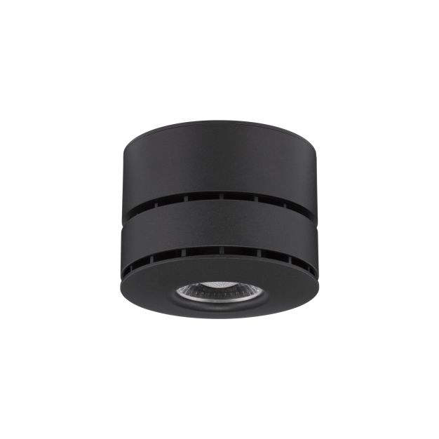 Nova Luce Lot - spot en saillie - Ø 10 x 7 cm - 15W LED incl. - noir