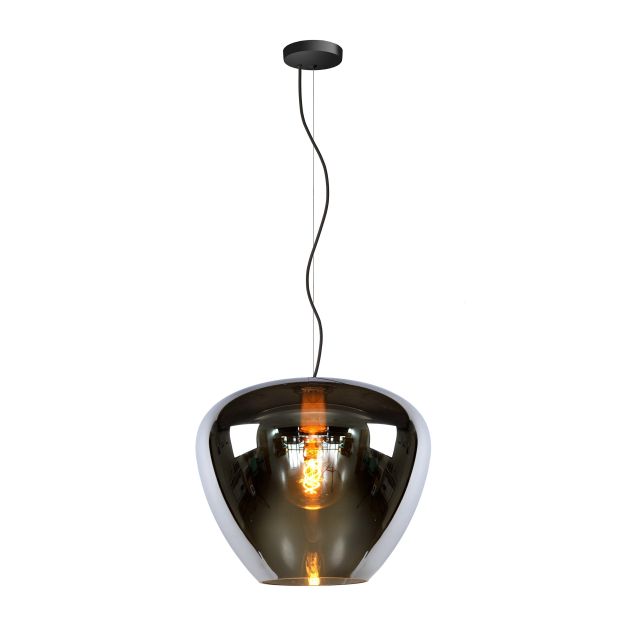 Lucide Soufian - lampe suspendue - Ø 40 x 159 cm - fumé