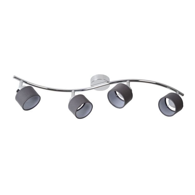 Lucide Alys-led - spot de plafond - 69 cm - 4 x 5W LED incl - chrome