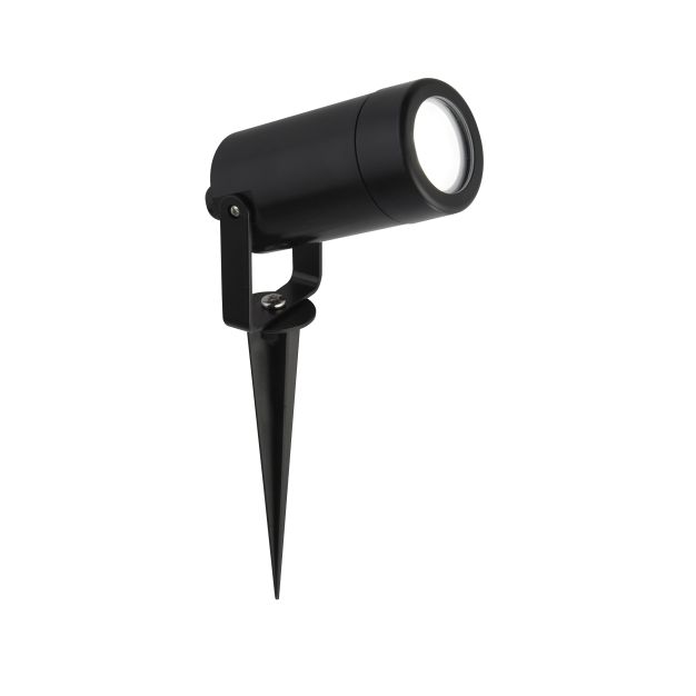 Searchlight Outdoor - spot au sol sur pointe - 32 x 25 cm - IP44 - noir