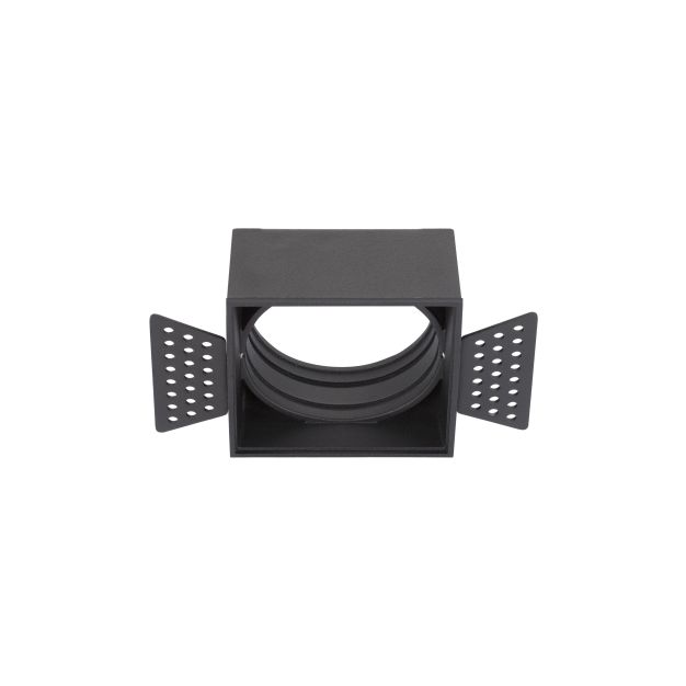 Nova Luce Wall Washer - spot encastré pour module LED - 7,4 x 7,4 cm - noir