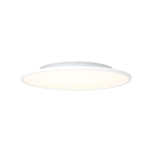 Brilliant Buffi - plafonnier - Ø 45 x 4,5 cm - 32W LED incl. - blanc - couleur de lumière blanc chaud