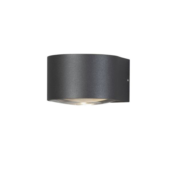 Konstsmide Gela Up&Down - applique murale - 15,5 x 6,5 x 11 cm - 12W LED incl. - IP54 - anthracite