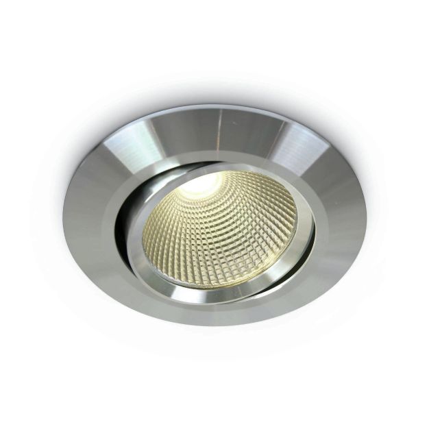 ONE Light 12W COB Range - spot encastré - Ø 85 mm, Ø 78 mm encastré - 12W LED dimmable incl - aluminium