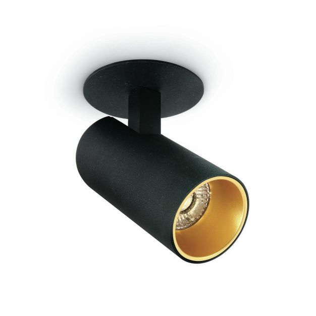 ONE Light COB Cylinders - spot en saillie 1L - Ø 6 x 9 cm - 6,5W LED dimmable incl - noir