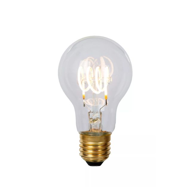 Lucide Ampoule à filament LED - Ø 6 x 10,5 cm - E27 - 5W dimmable - 2700K - transparent