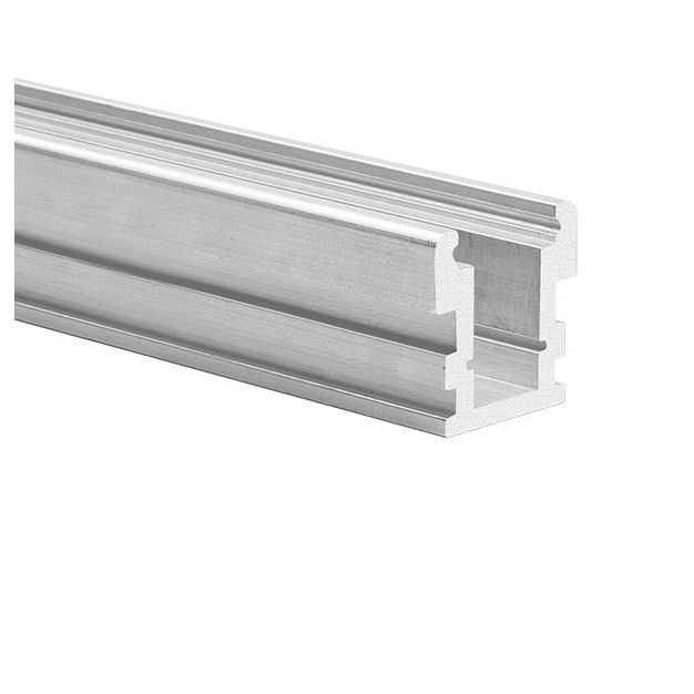 Klus HR-Line - Profilé LED - 2,6 x 2,6 cm - longueur 200cm - IP67 - argent anodisé