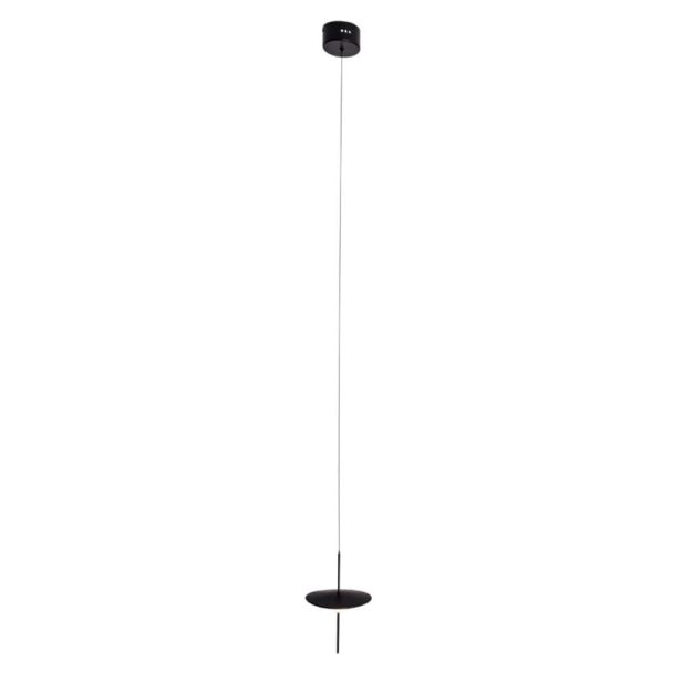 Maxlight Cone - lampe suspendue - Ø 18 x 165 cm - 12W LED incl - noir