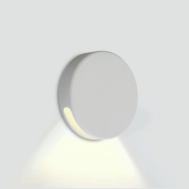 ONE Light Dark Light Step Series - applique encastrée - Ø 5 x 4 cm - 2W LED dimmable incl. - IP65 - blanc