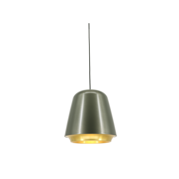 Artdelight Santiago - lampe suspendue - Ø 35 x 190,5 cm - argent et or