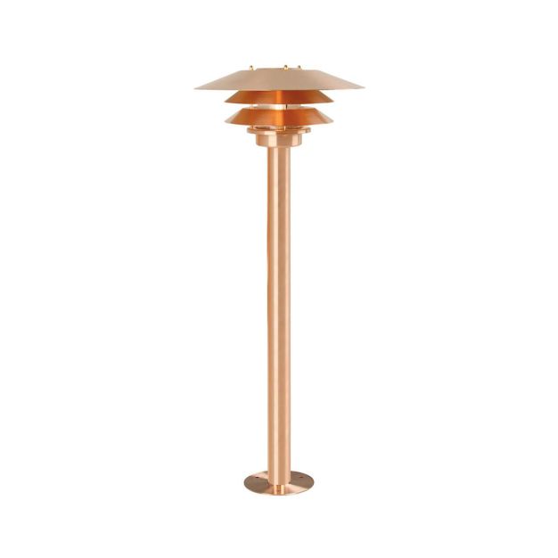 Nordlux Veno - lampe de jardin - Ø 35 x 93 cm - IP54 - cuivre