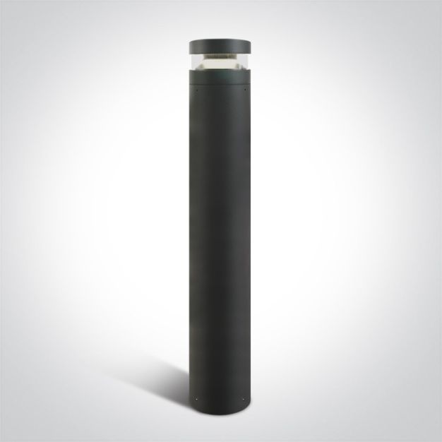 ONE Light LED Bollards Range - lampe de jardin - Ø 16 x 96 cm - 20W LED incl. - IP65 - anthracite