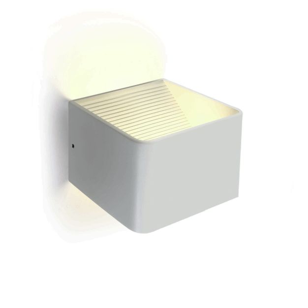 ONE Light Backlight Wall Range - applique murale - 10 x 10 x 8 cm - 6W LED incl. - blanc