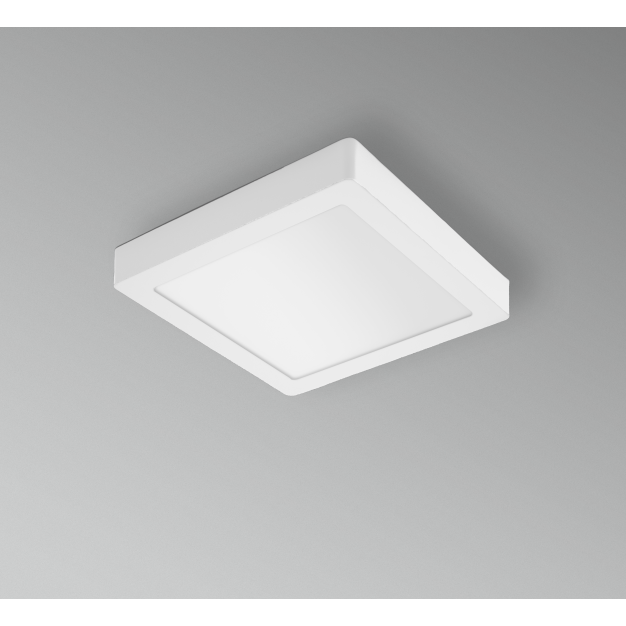 Century Italia PL-Quadro - applique et plafonnier - 22,5 x 22,5 x 3,2 cm - 18W LED incl. - blanc