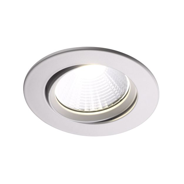 Nordlux Fremont - spot encastré - Ø 85 mm, Ø 72 mm encastré - 5,5W LED dimmable incl. - IP23 - blanc