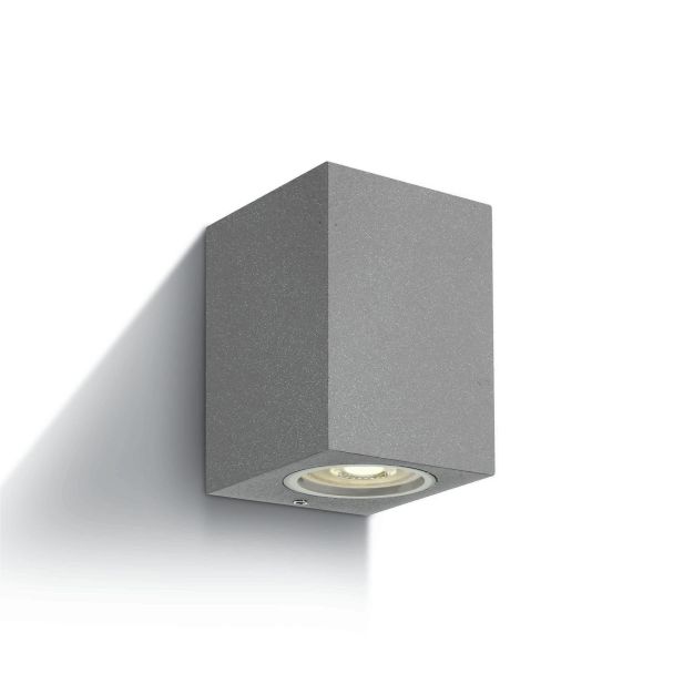 ONE Light GU10 Outdoor Cube Lights - appliques d'extérieur - 7 x 7,7 x 10 cm - IP65 - gris