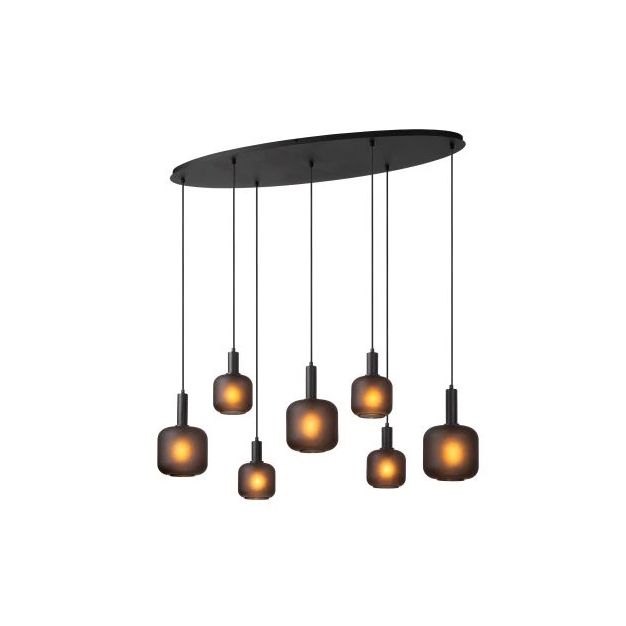 Lucide Eloise - lampe suspendue - 135 x 40 x 150 cm- noir