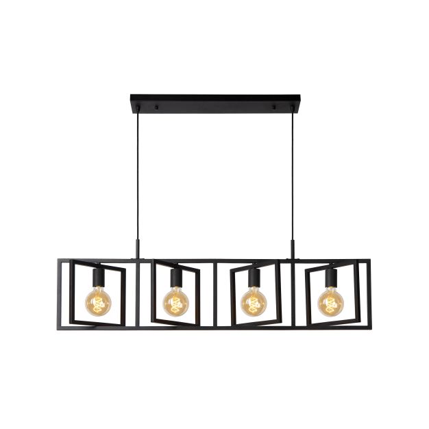 Roi Du Luminaire Apollo - lampe suspendue - 112 x 7 x 165 cm - noir