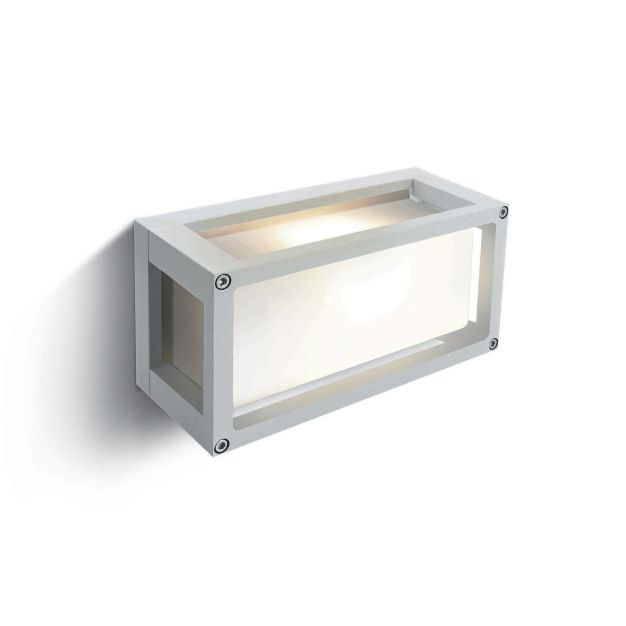 ONE Light Outdoor E27 Square - applique murale extérieure - 25 x 9,5 x 12,5 cm - IP54 - blanc