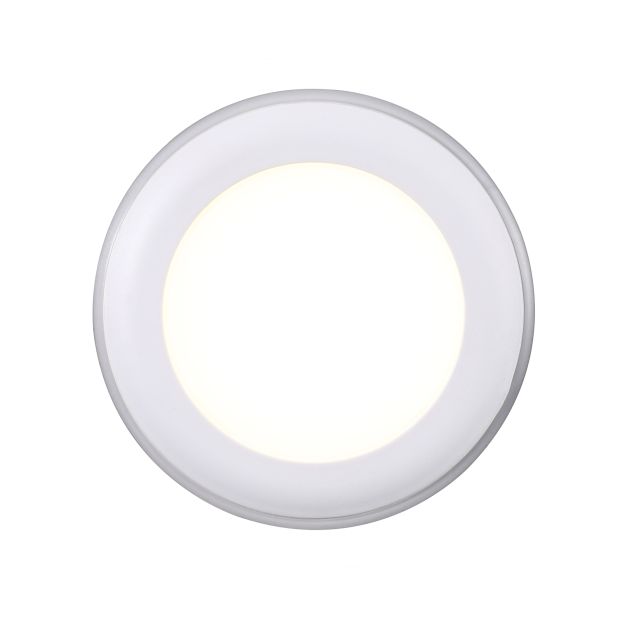 Nordlux Elkton 8 - spot encastré - Ø 82 mm, Ø 65 mm encastré - fonction Moodmaker à 3 niveaux - LED 5,5W dimmable incl. - blanc