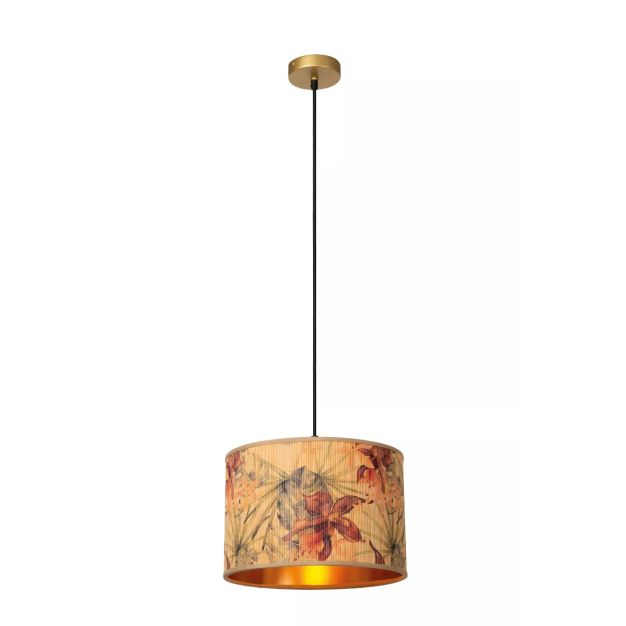 Lucide Tanselle - lampe suspendue - Ø 30 x 152 cm - multicolore