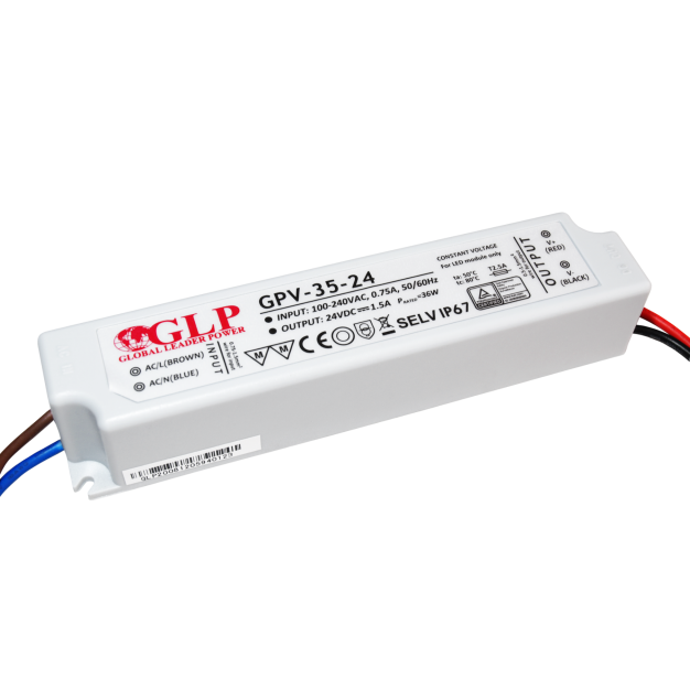 GLP driver LED - 24Vdc/230V - IP67 - 36W - non-dimmable