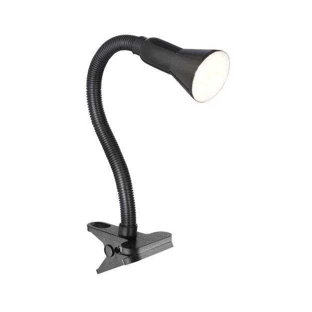 Searchlight Desk Partners - lampe à pince - 30 cm - noir