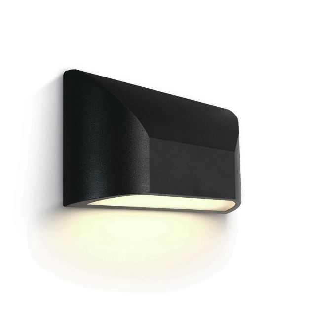 ONE Light Down Illumination - applique murale extérieure - 22 x 5,3 x 11,3 cm - 6W LED incl - IP65 - anthracite