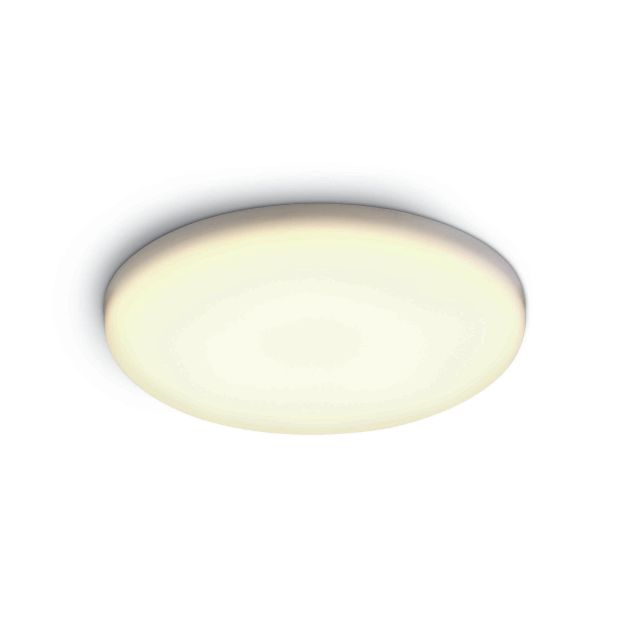 ONE Light Frameless Range - plafonnier encastré - Ø 15,5 x 2,2 cm - 15W LED incl. - IP65 - blanc - couleur de lumière blanche