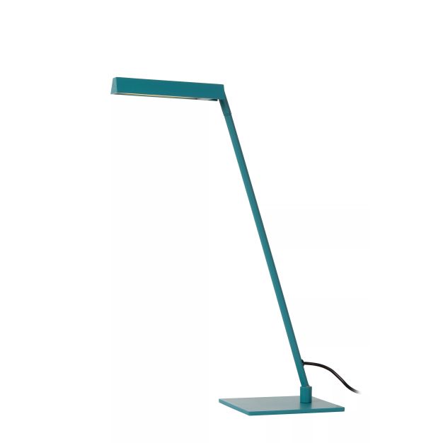 Lucide Lavale - lampe à poser - 27,2 x 13 x 42,3 cm - 3W LED avec fonction dimming incl - turquoise