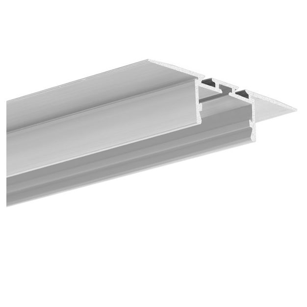 KLUS Giza-ll-t - profilé LED encastré pour plaque de plâtre de 12mm - largeur de fenêtre 2,6 cm - longueur 300cm - aluminium