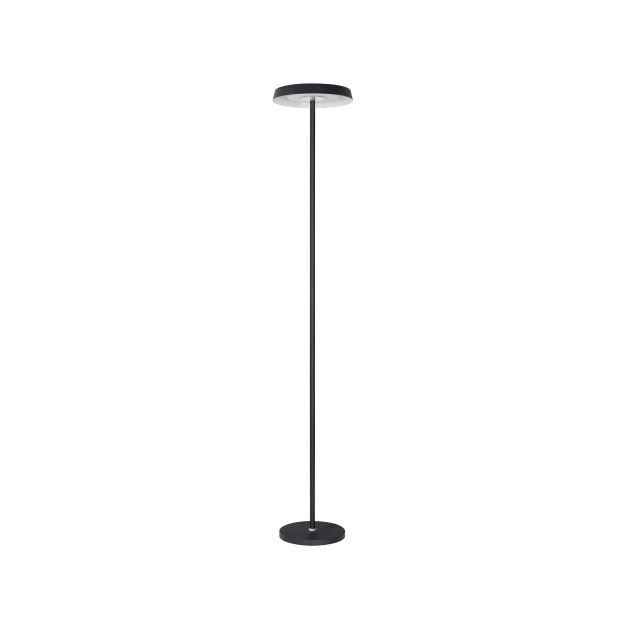 Nova Luce Viti - lampadaire - 170 cm - 18W LED incl - noir sable