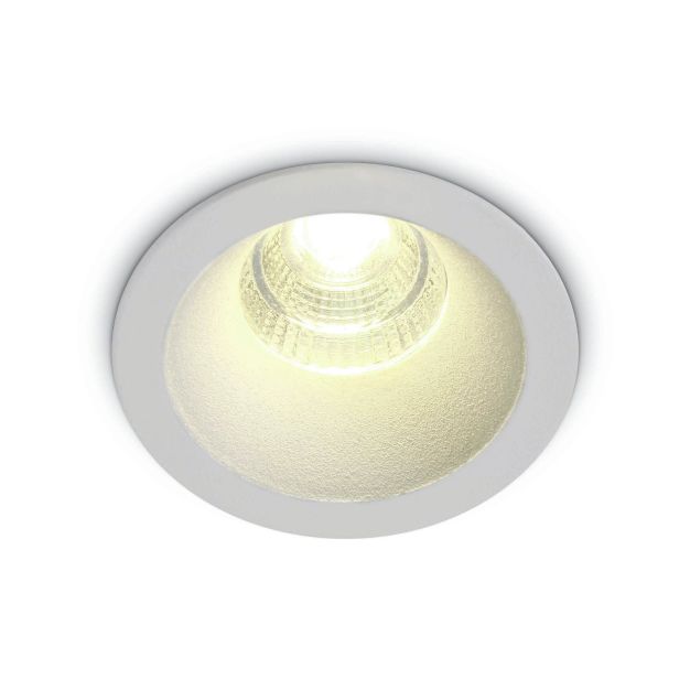 ONE Light 7W Dark Light Range - spot à encastrer - Ø 67 mm, Ø 55 mm à encastrer - 7W LED incl. - blanc