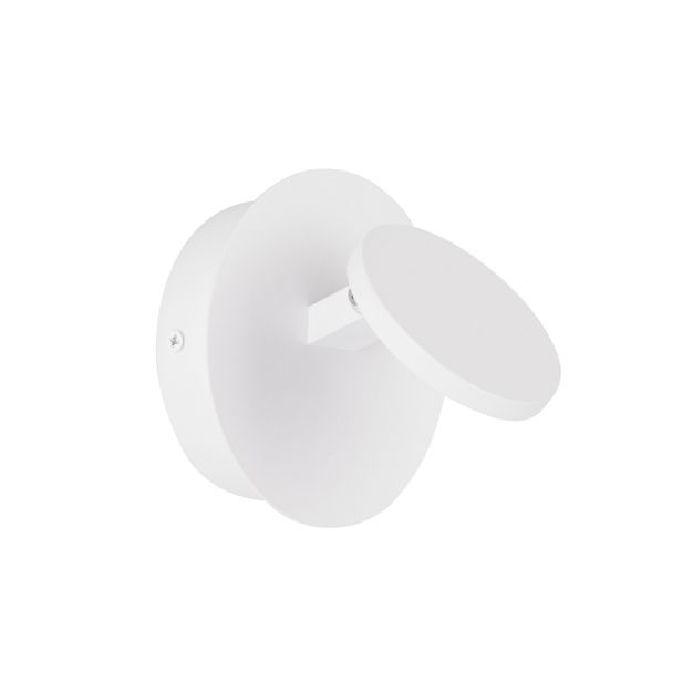 Nova Luce Otto - applique murale - Ø 12 x 8 cm - 5W LED incl. - blanc sable