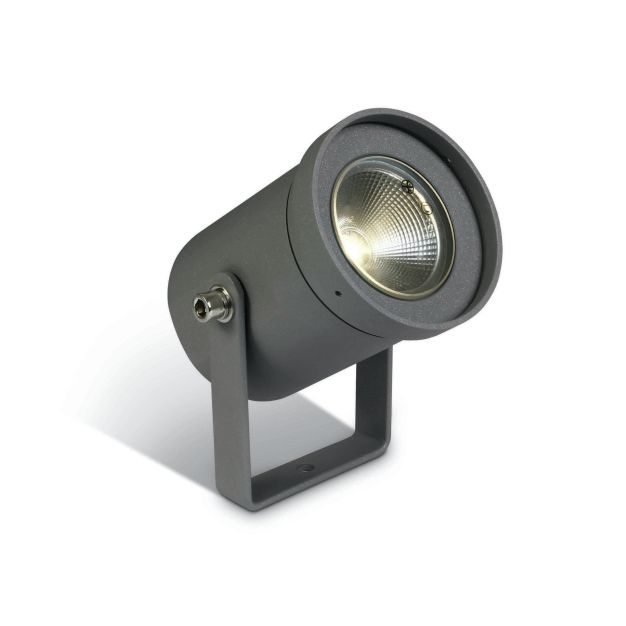 ONE Light Garden Round - spot au sol sur piquet - Ø 6,9 x 12 cm - 3W LED incl. - IP65 - anthracite