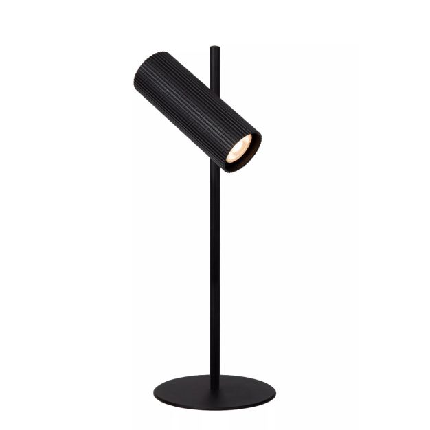 Lucide Clubs - lampe à poser - Ø 15 x 42 cm - noir