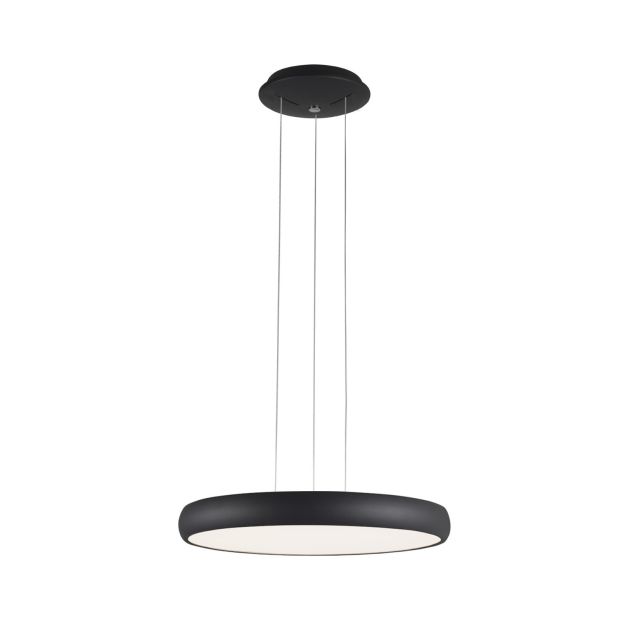 Nova Luce Gap - lampe suspendue - Ø 51 x 120 cm - 50W LED incl. - noir