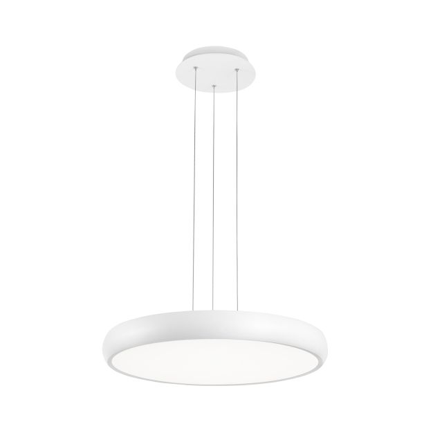 Nova Luce Gap - lampe suspendue - Ø 51 x 120 cm - 50W LED incl - blanc