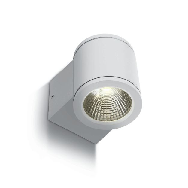 ONE Light Outdoor Wall Cylinders - applique murale extérieure - 8 x 10,6 x 9 cm - 6W LED incl - IP54 - blanc