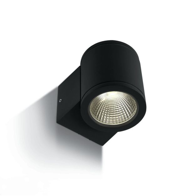 ONE Light Outdoor Wall Cylinders - applique murale extérieure - 8 x 10,6 x 9 cm - 6W LED incl - IP54 - noir