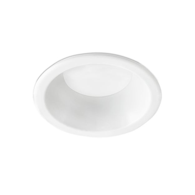 Faro Son - spot à encastrer - Ø 112 mm, Ø 100 mm à encastrer - 8W LED incl. - blanc mat