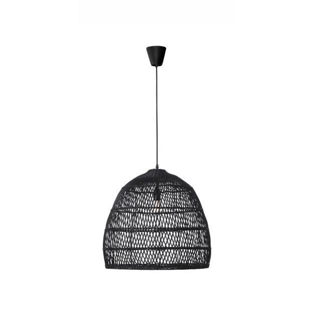 Nova Luce Destin - lampe suspendue - Ø 53 x 250 cm - noir