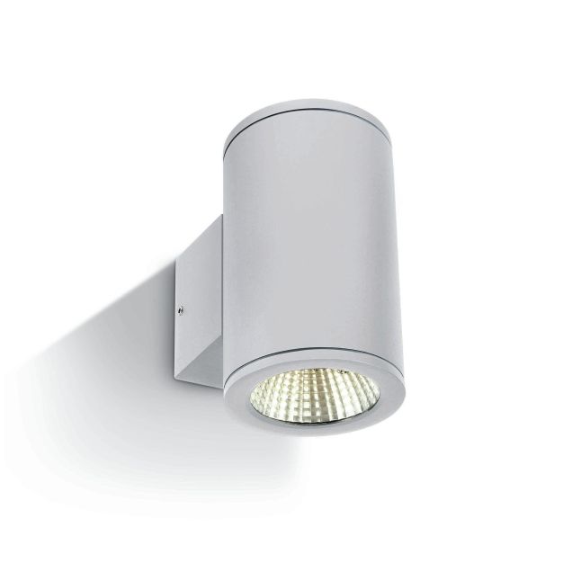 ONE Light Outdoor Wall Cylinders Up & Down Beam - applique murale extérieure - 8 x 10,6 x 13,8 cm - 2 x 6W LED incl. - IP54 - blanc