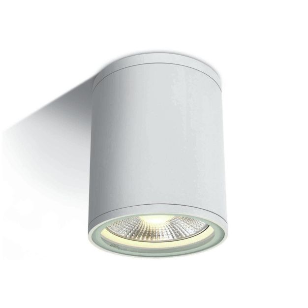 ONE Light PAR30 Outdoor Cylinders - plafonnier d'extérieur - Ø 10,6 x 13,4 cm - IP54 - blanc