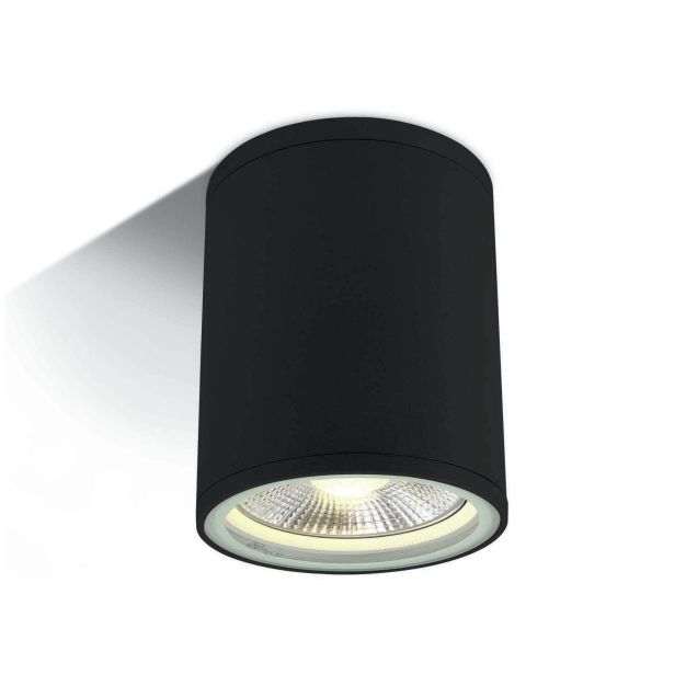 ONE Light PAR30 Outdoor Cylinders - plafonnier d'extérieur - Ø 10,6 x 13,4 cm - IP54 - noir