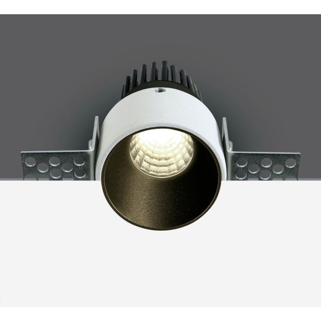 ONE Light - The Trimless Mini Range - spot à encastrer - Ø 35 mm, Ø 40 mm à encastrer - 3W LED dimmable incl - blanc et noir