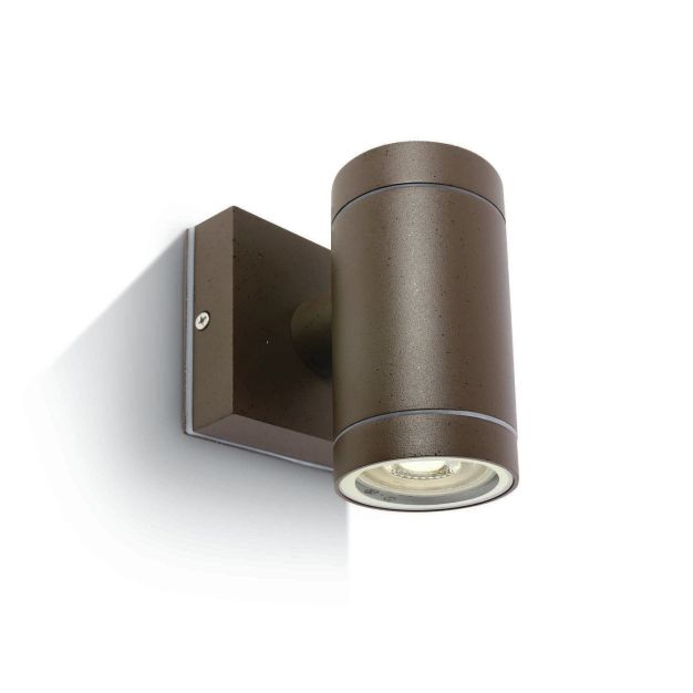 ONE Light Outdoor Cylinders - applique murale d'extérieur - 6,5 x 12,1 cm - IP54 - brun rouille