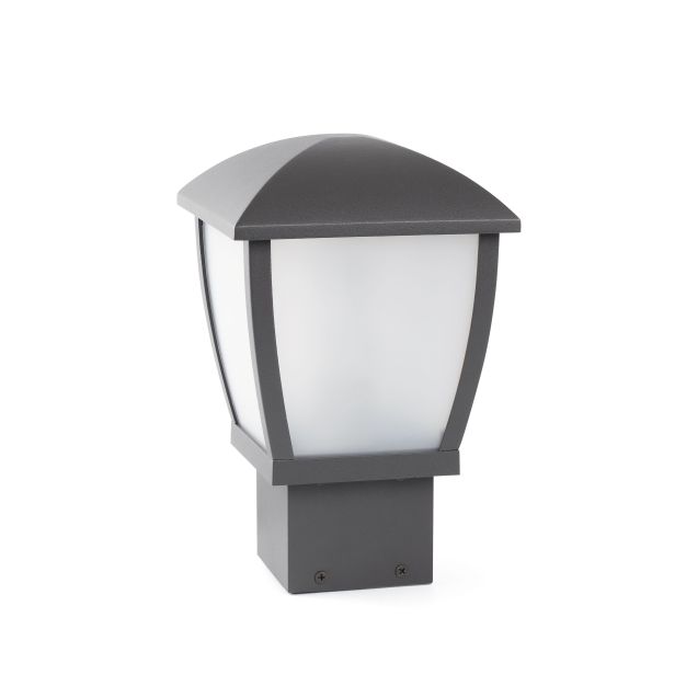 Faro Wilma - lampe sur pied - 17 x 17 x 27 cm - IP44 - gris foncé