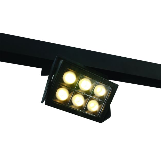 ONE Light système de rail magnétique - Track Lights - spot sur rail - 15 x 12,6 x 3,9 cm - 26W DALI dimmable LED incl. - noir