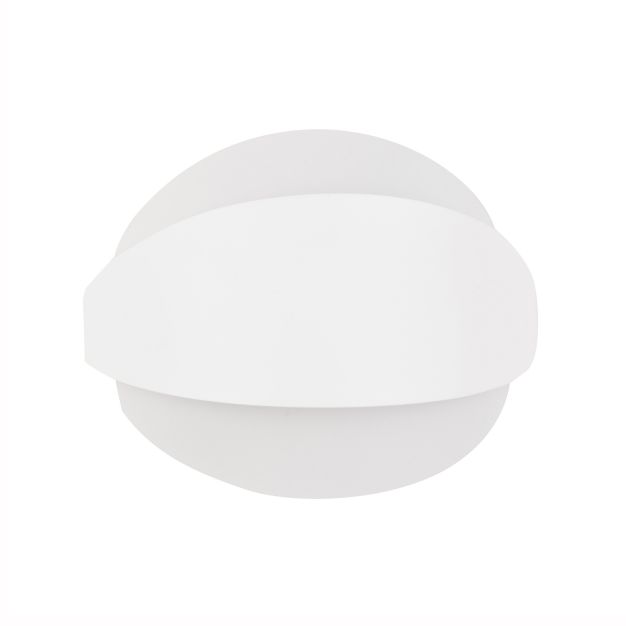 Nova Luce Astrid - applique murale - 20 x 9 x 16 cm - 12W LED incl - blanc sable